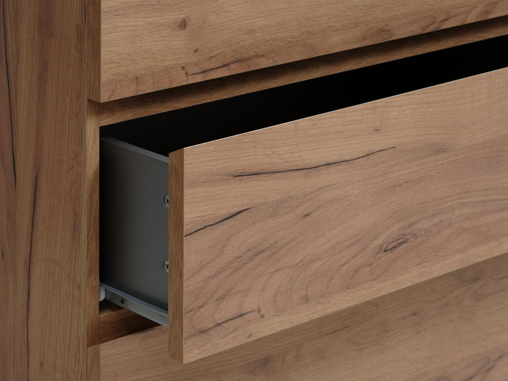 4 drawer chest LIMFJORDEN natural oak colour