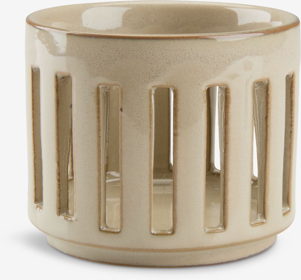 Tealight holder ANDERAS D8xH7cm sand