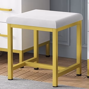 Lowest Prices - PAKASEPT Vanity Set with Lighted Mirror, Makeup Vanity Dressing Table with 14PCS LED Bulbs, Cushioned Stool & 7 Drawers, Large 44