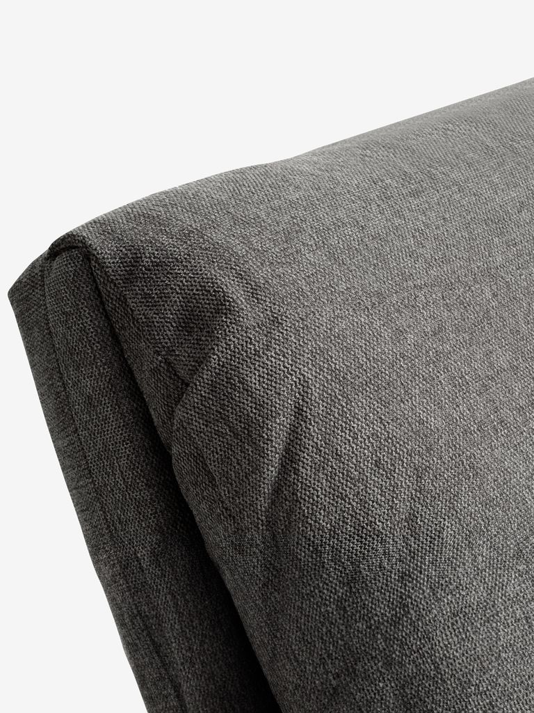 Chair bed VEGGER grey fabric