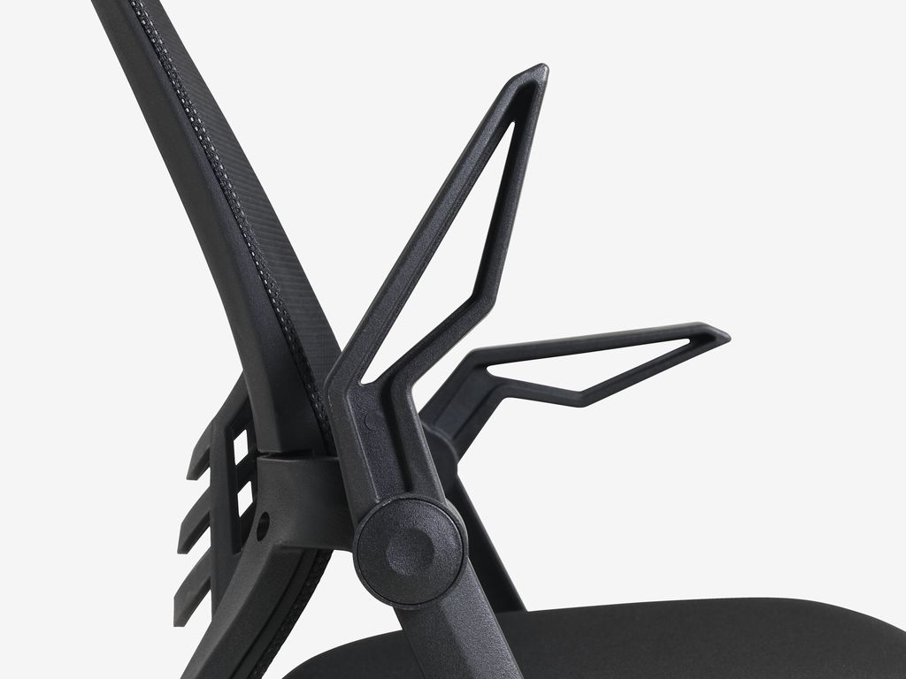 Desk chair ASPERUP black mesh/black fabric