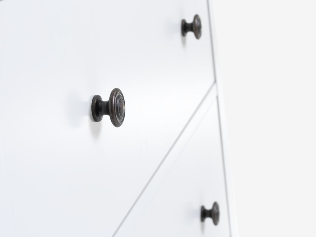 3 drawer chest NORDBY white