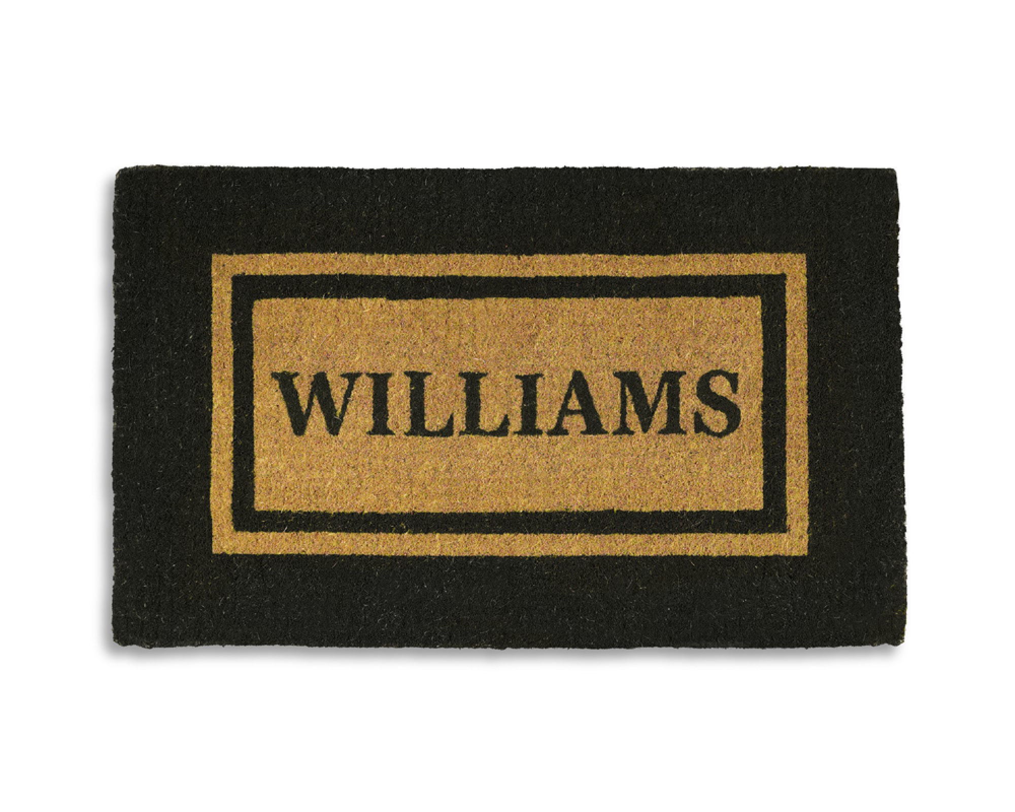 Personalized Double Border Doormat