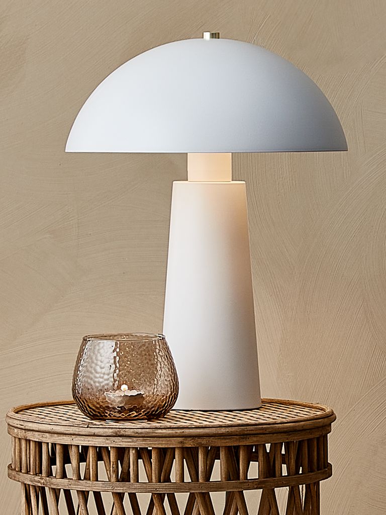 Tealight holder ALLAN D10xH8cm brown