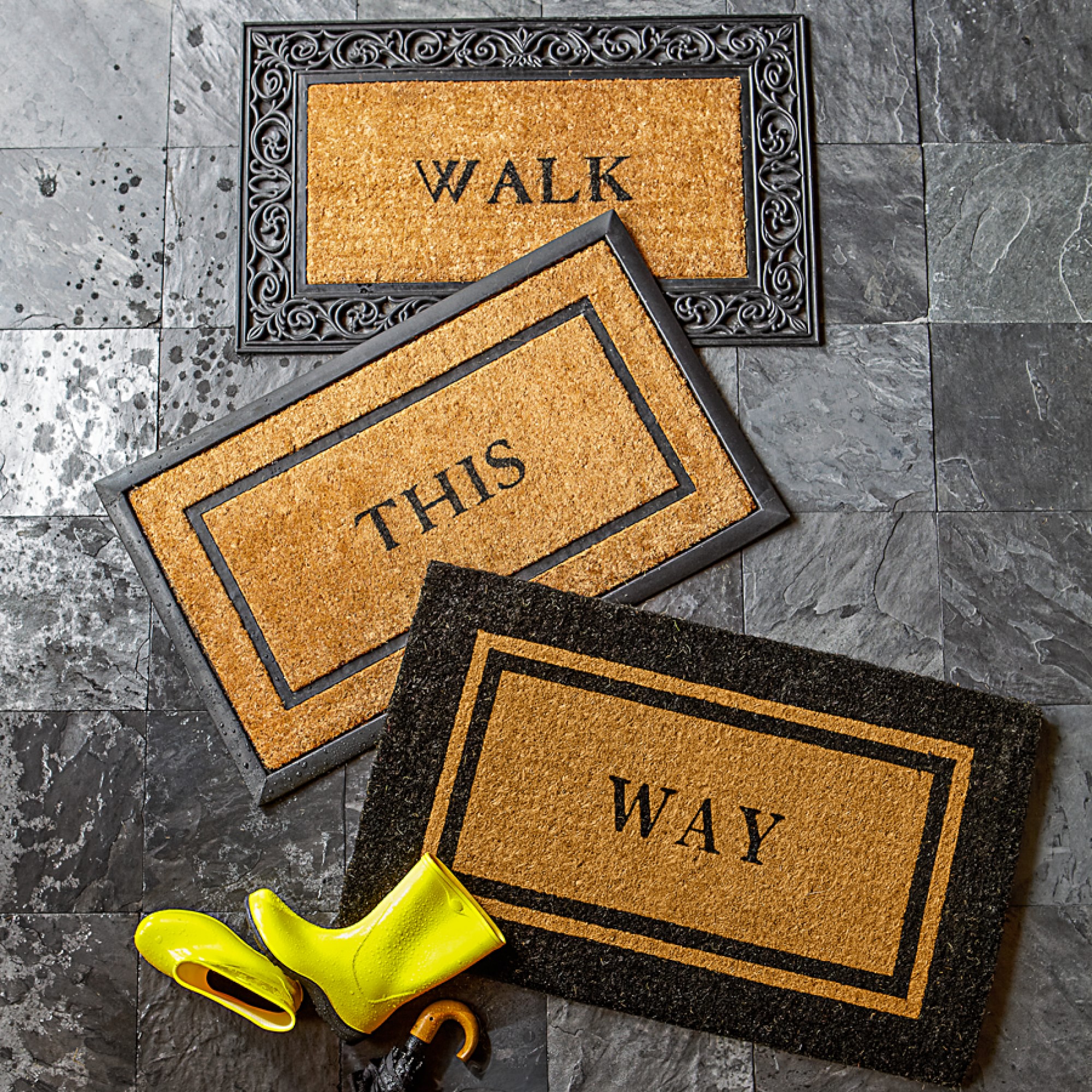 Personalized Double Border Doormat