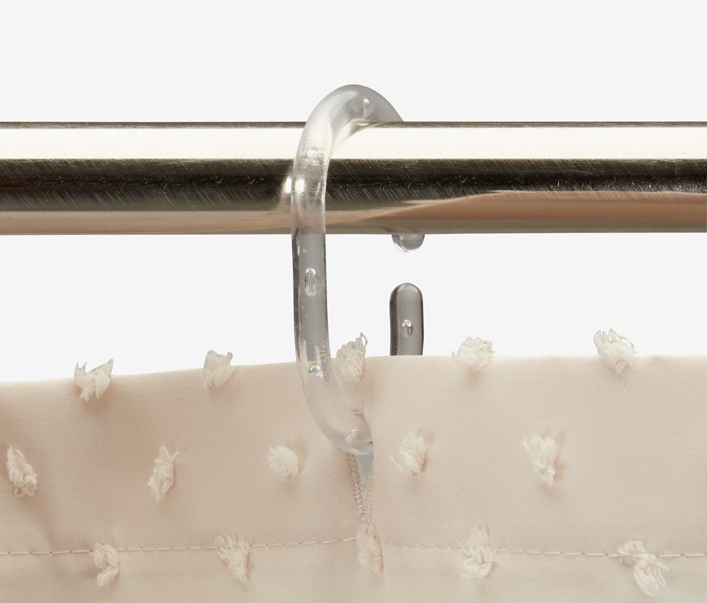 Shower curtain GUNNEBO 180x200 beige KRONBORG