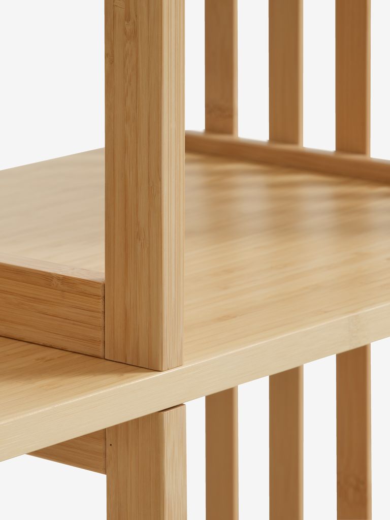 Shelving unit BALLUM 4 shelves bamboo