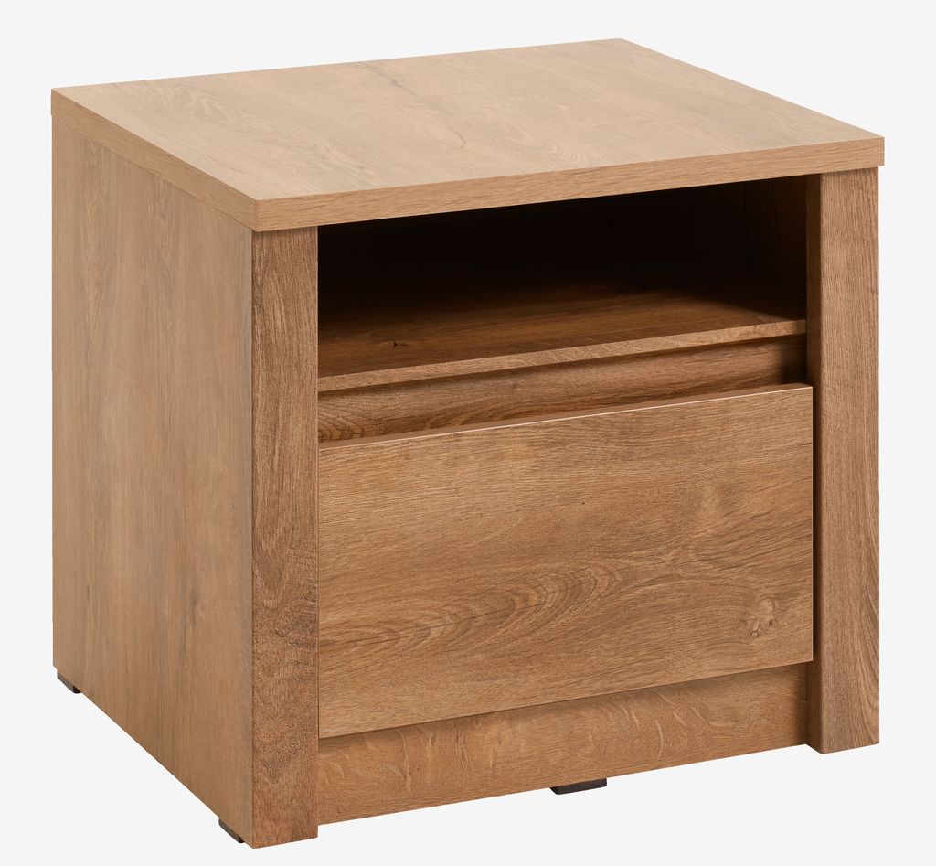 Bedside table VEDDE 1 drawer wild oak