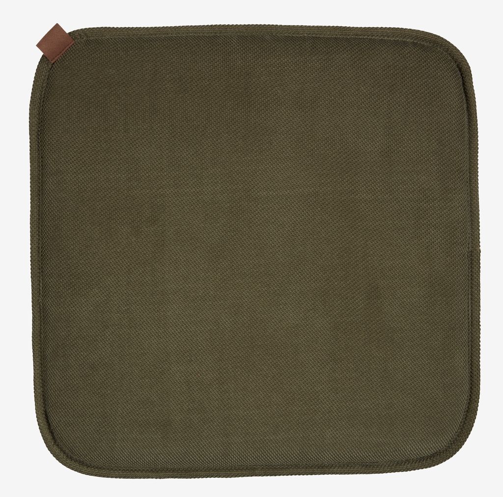 Seat pad LOMME 38x38x2 green