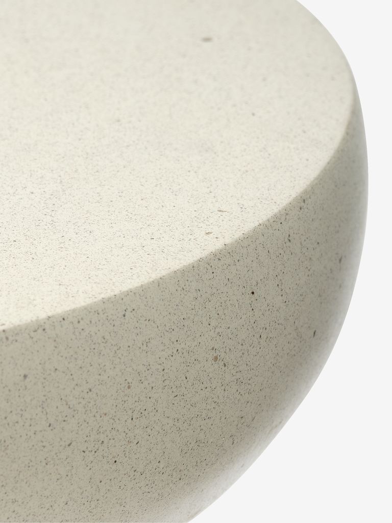 End table LYDUM D34 grey/beige fiberstone