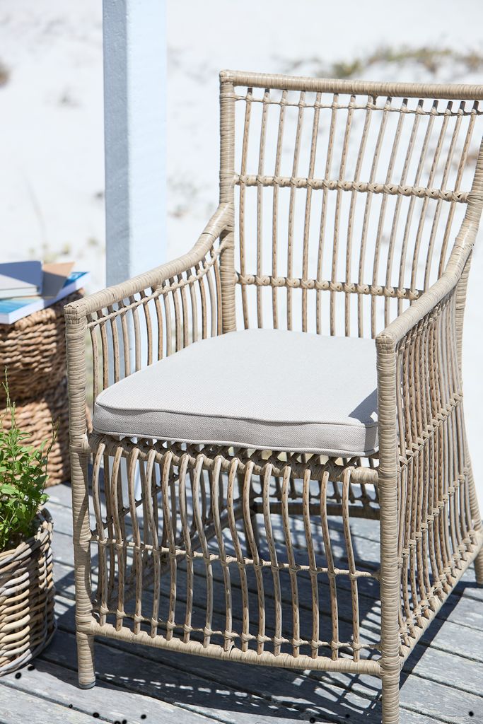 Garden cushion chair seat UDSIGTEN off-white