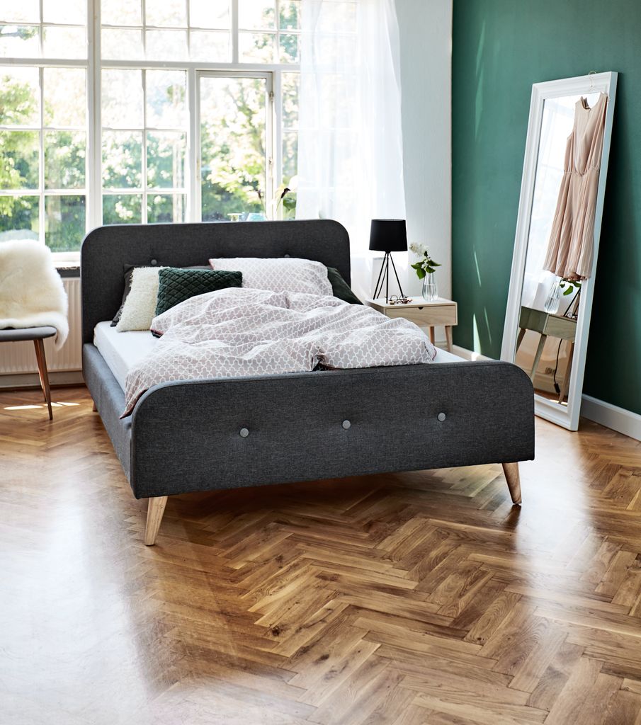 Bedside table ILBRO 1 drawer natural