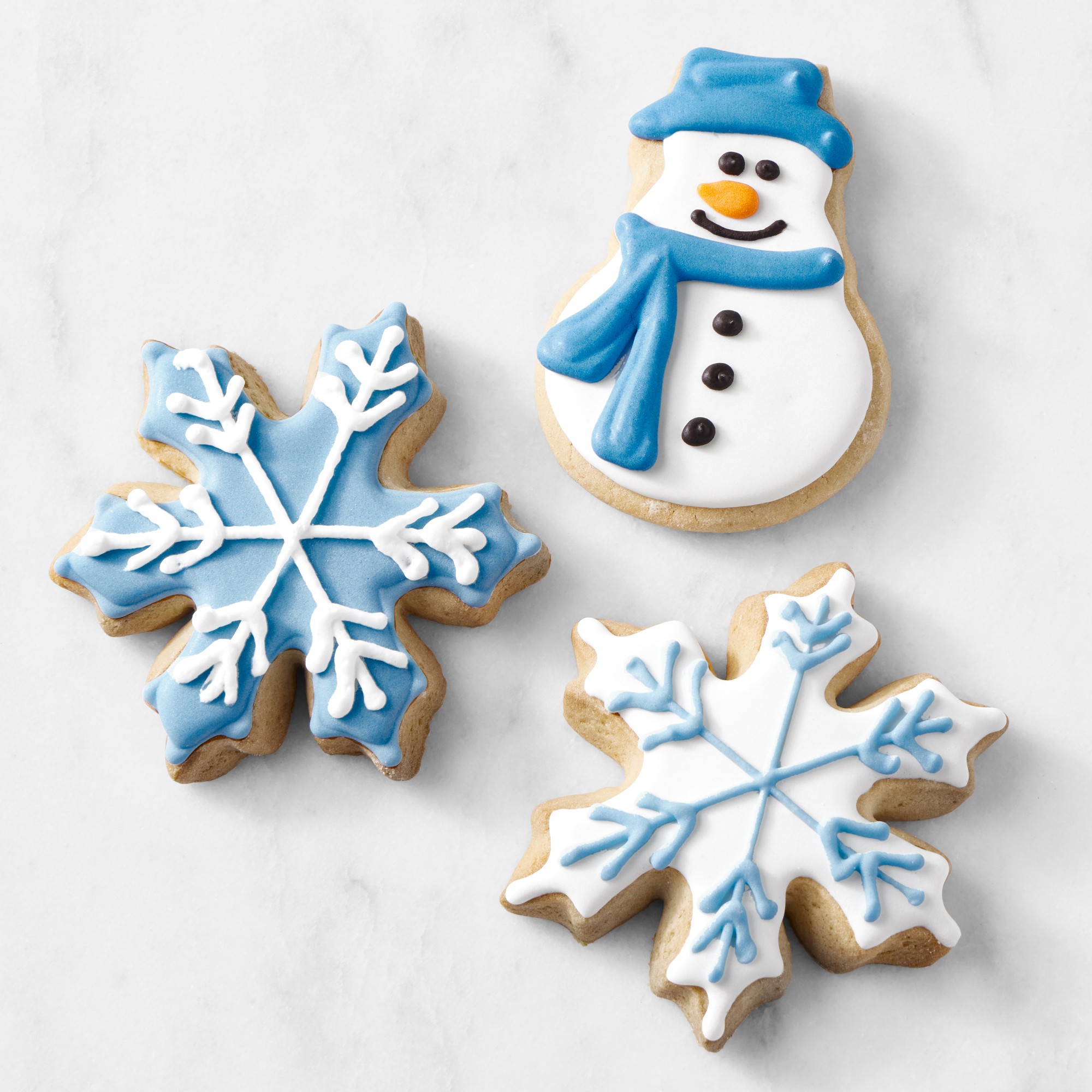 Williams Sonoma Iced Holiday Sugar Cookie Trio
