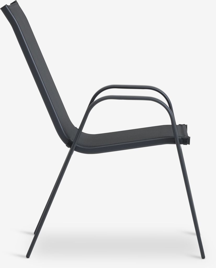 Stacking chair LEKNES black