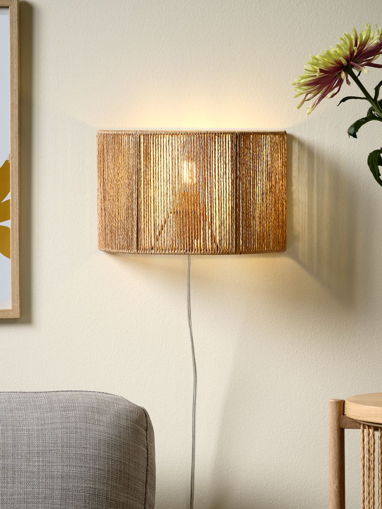 Wall lamp LINUS D25xH16cm Brown