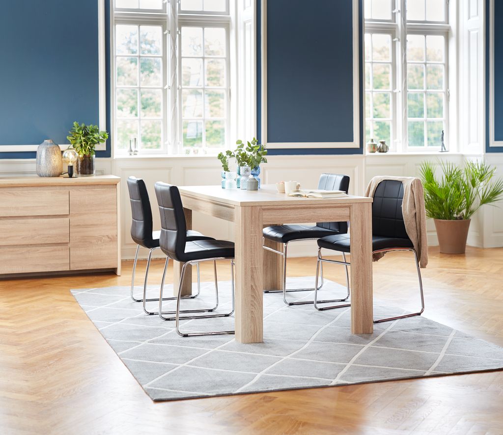 Sideboard HASLUND 2 doors 3 drawers oak