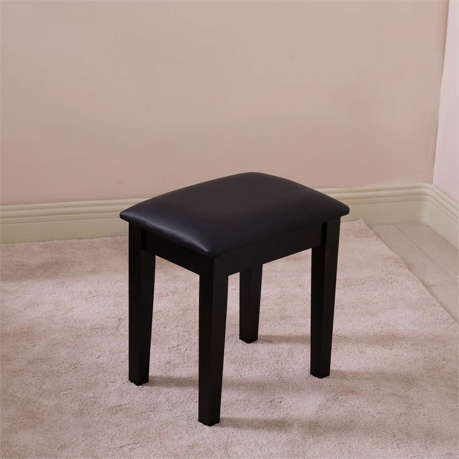 Lowest Prices - CRO Decor 18'' Tall Vanity Stool-Black