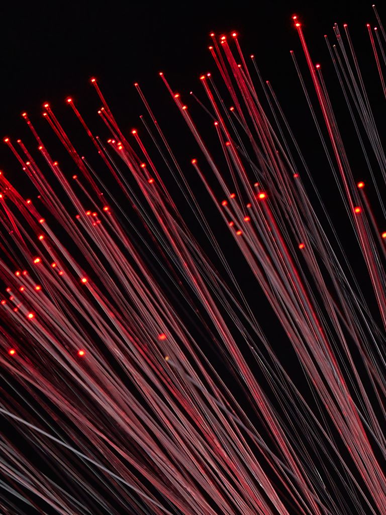 Fibre optic lamp VIKTOR D8xH34cm w/LED