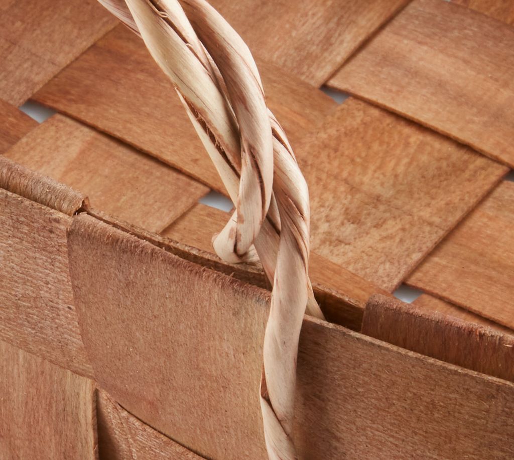 Basket TORKILD W20xL20xH7cm wood