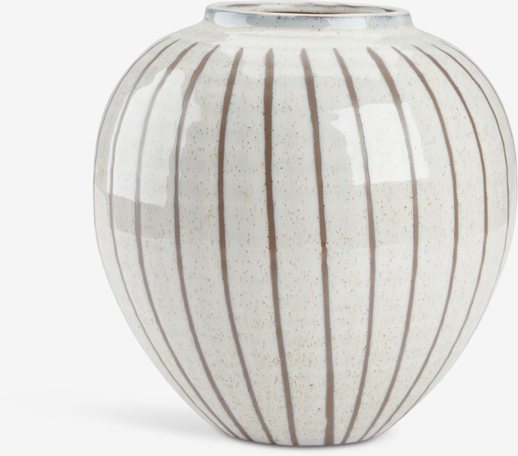 Vase SOFUS D21xH21cm grey/brown