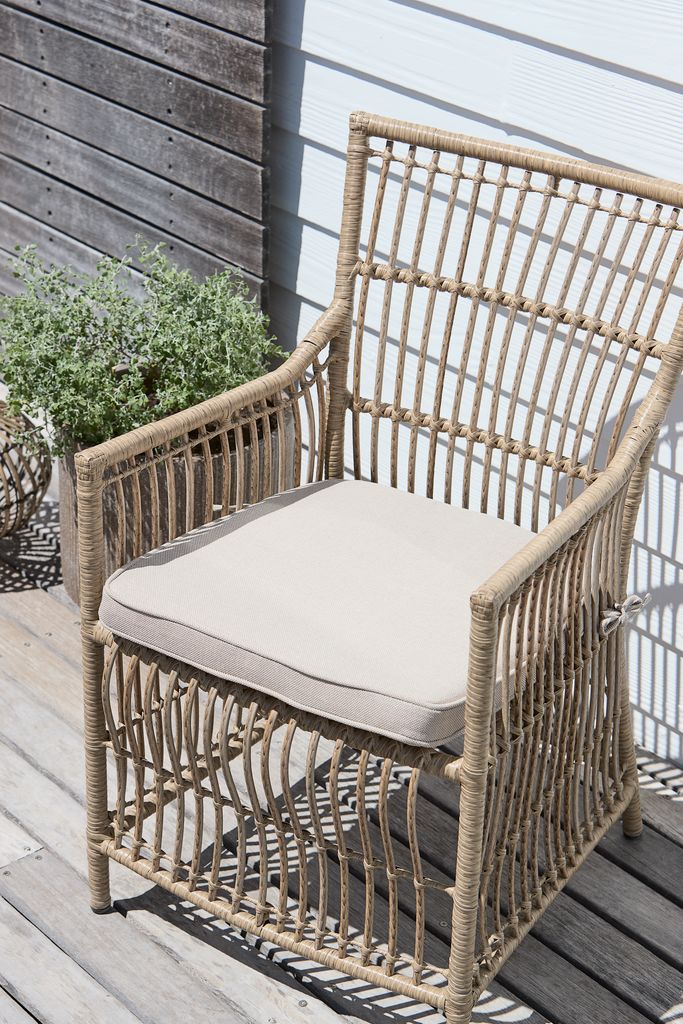 Garden cushion chair seat UDSIGTEN sand