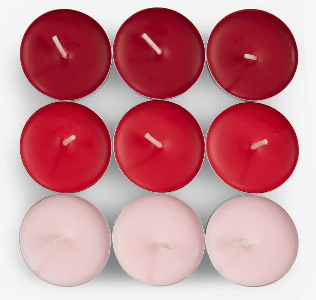 Tealights KENNI pack of 18 strawberry