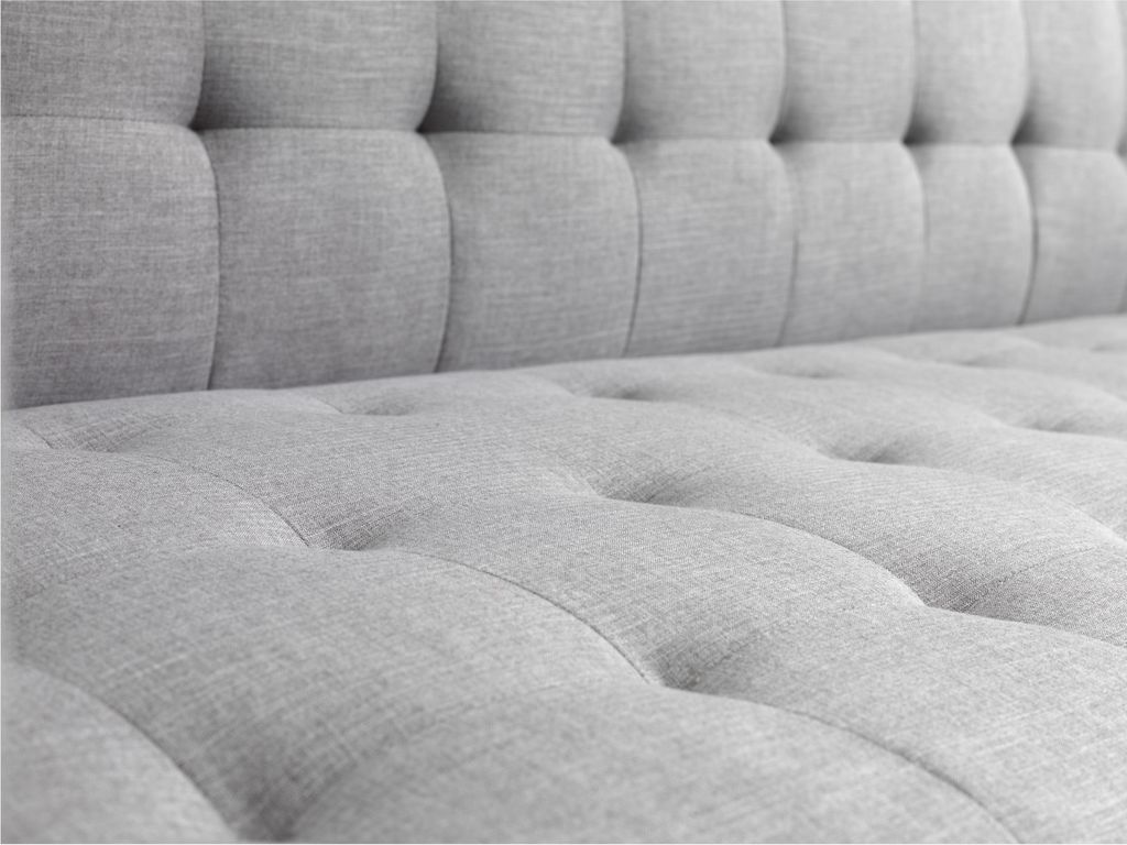 Sofa bed FALSLEV grey fabric