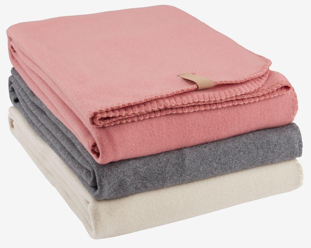 Fleece throw DAGLILJE 130x170 dark grey