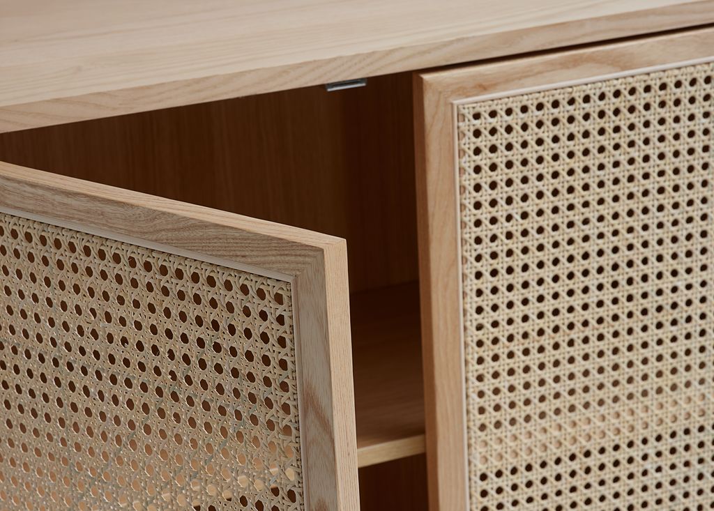 Cabinet SALTVIG 2 doors ash