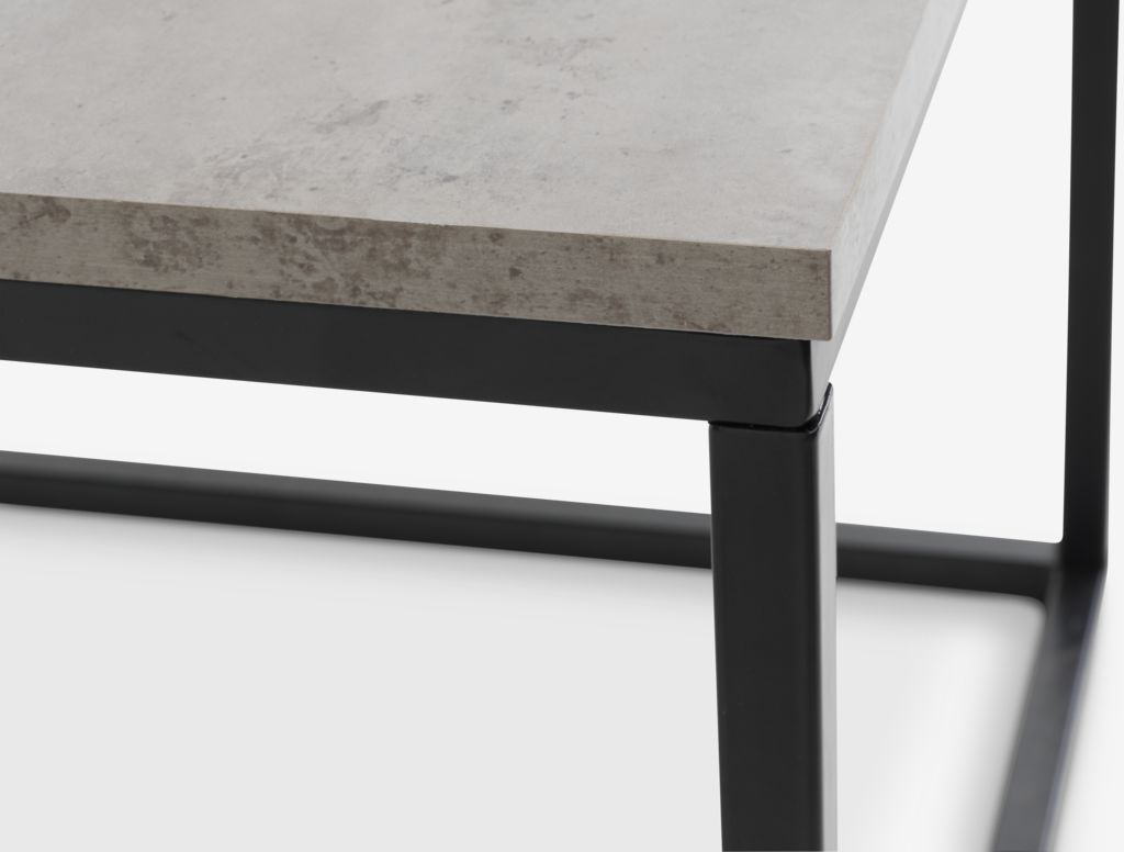 End table DOKKEDAL 60x60 concrete color