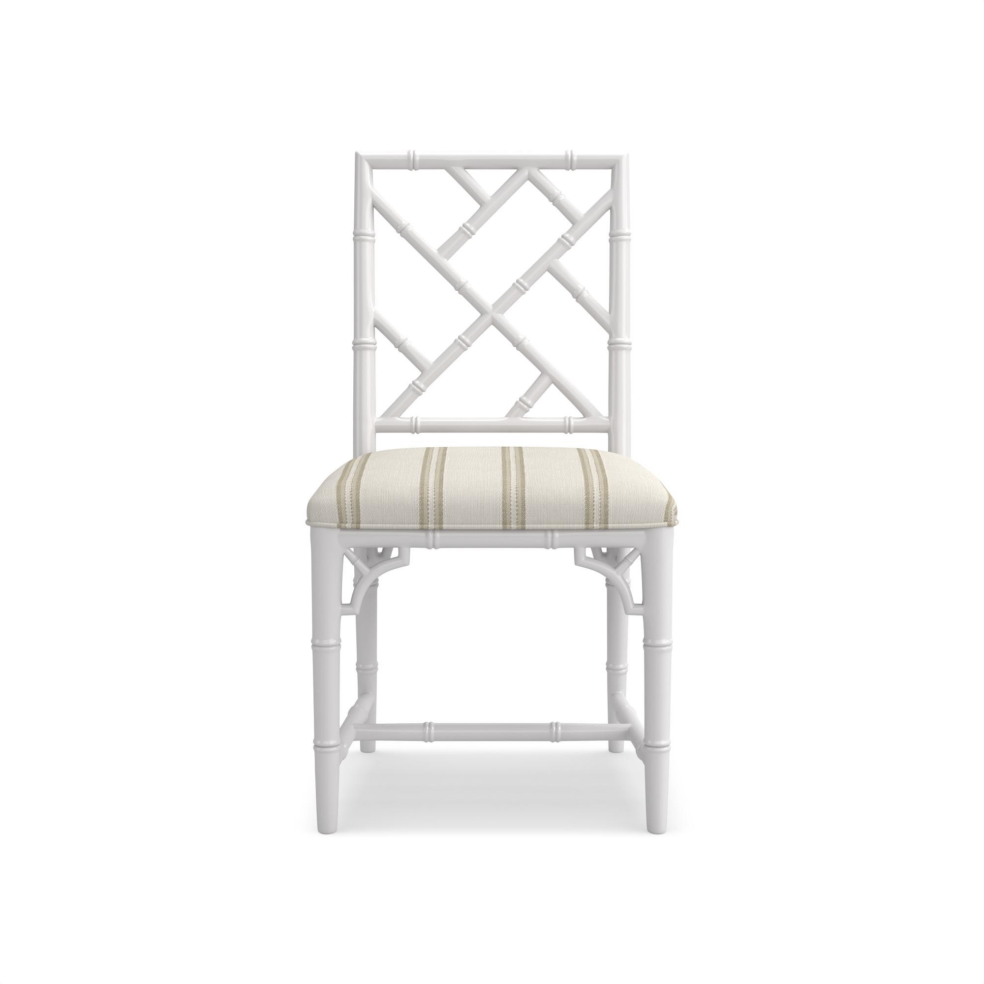 Chippendale Upholstered Bistro Side Chair