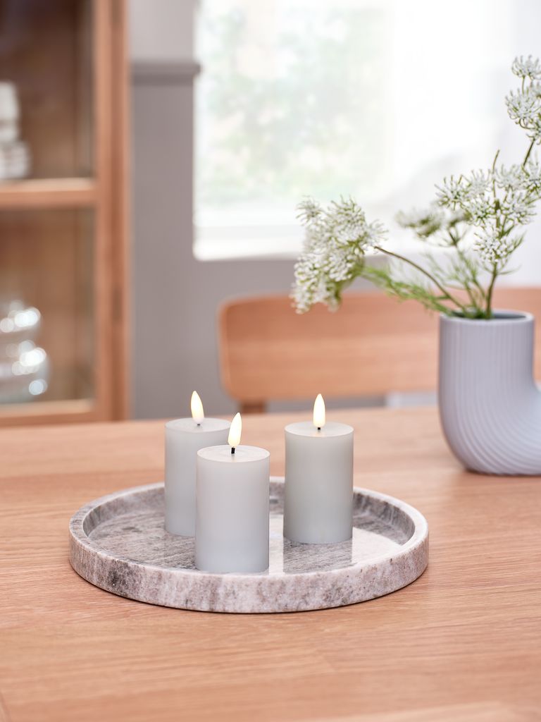 LED pillar candle ASMUND D5xH8cm