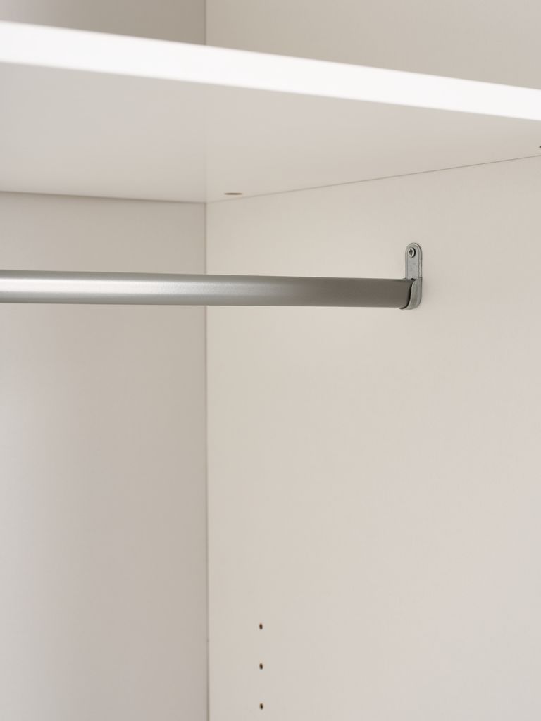 Wardrobe ODDER 179x201 3 sliding doors w/mirror white