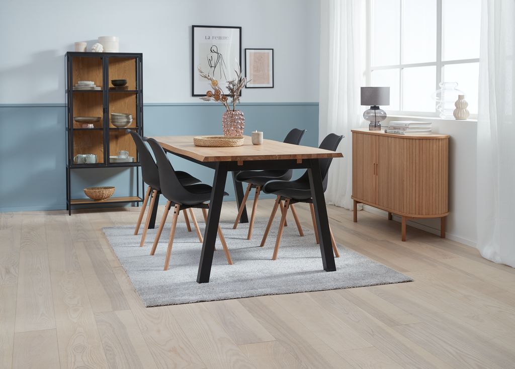 Sideboard LYNGVIG 120 cm 2 tambour doors natural oak