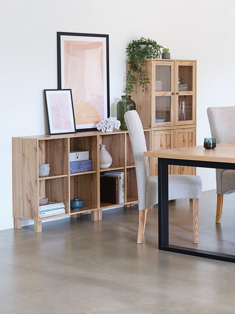 Cabinet SKALS 4 compartments oak