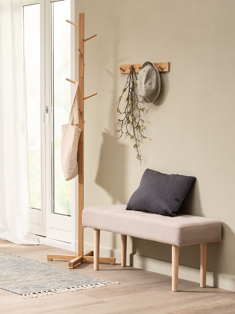 Coat rack MOLLERUP 5 hooks bamboo