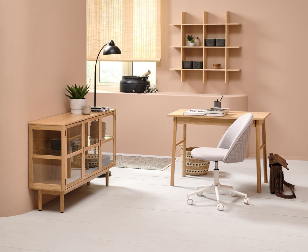 Wall shelf KVISSEL 3 shelves bamboo