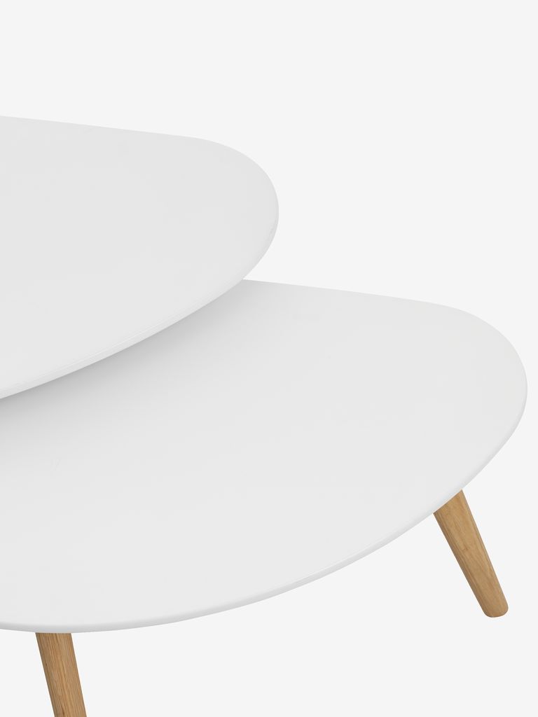 Coffee table LEJRE 48x85 white/oak