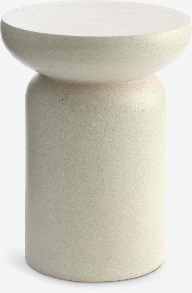 End table LYDUM D34 grey/beige fiberstone