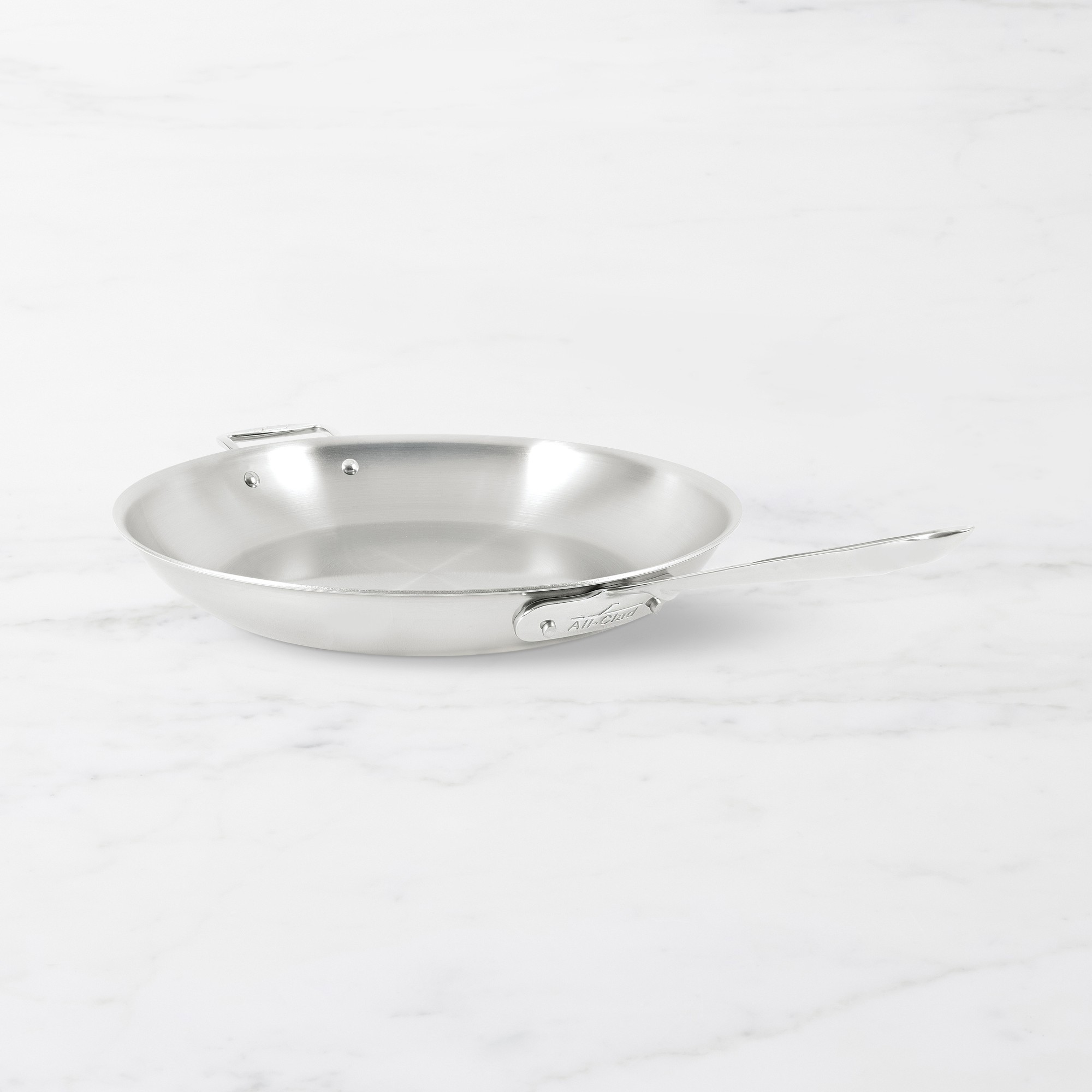 All-Clad D3® Tri-Ply Stainless-Steel Traditional Covered Fry Pan