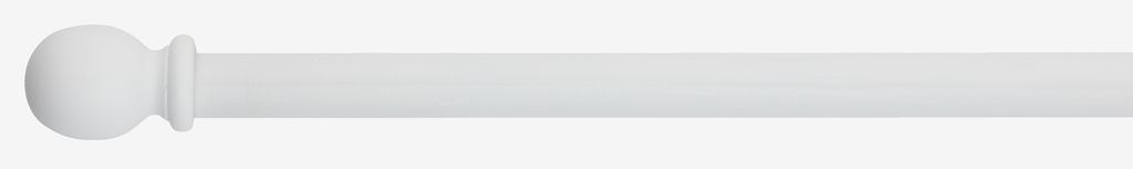 Curtain pole wood 150cm 28mm white