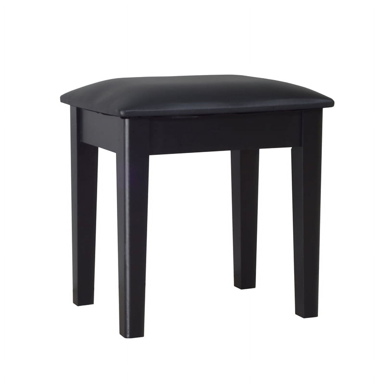 Lowest Prices - CRO Decor 18'' Tall Vanity Stool-Black