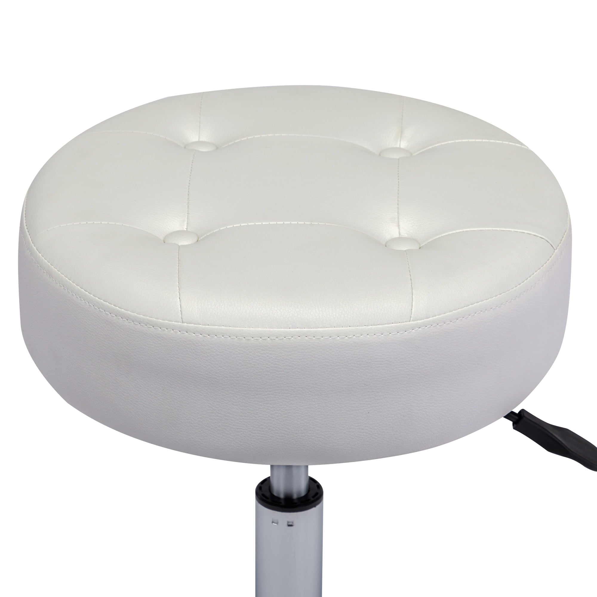 Lowest Prices - Duhome Makeup Vanity Stool Chair Adjustable Round Ottoman Stool Swivel Furry Stool for Makeup Room Bedroom Small Bench for Entryway, Gray