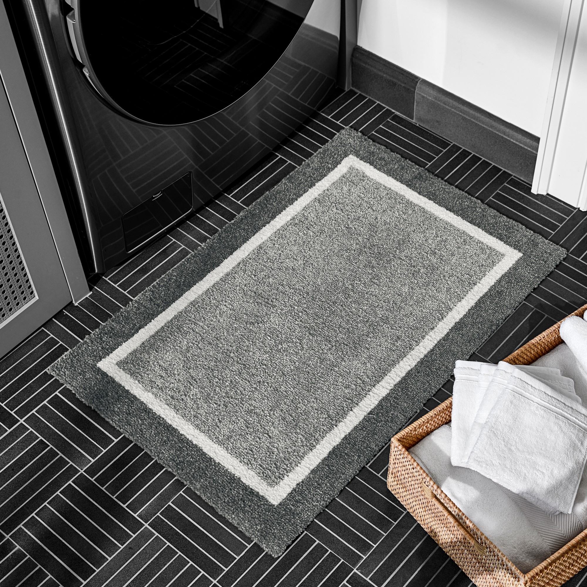 Hold Everything Classic Frame Washable Laundry Mat