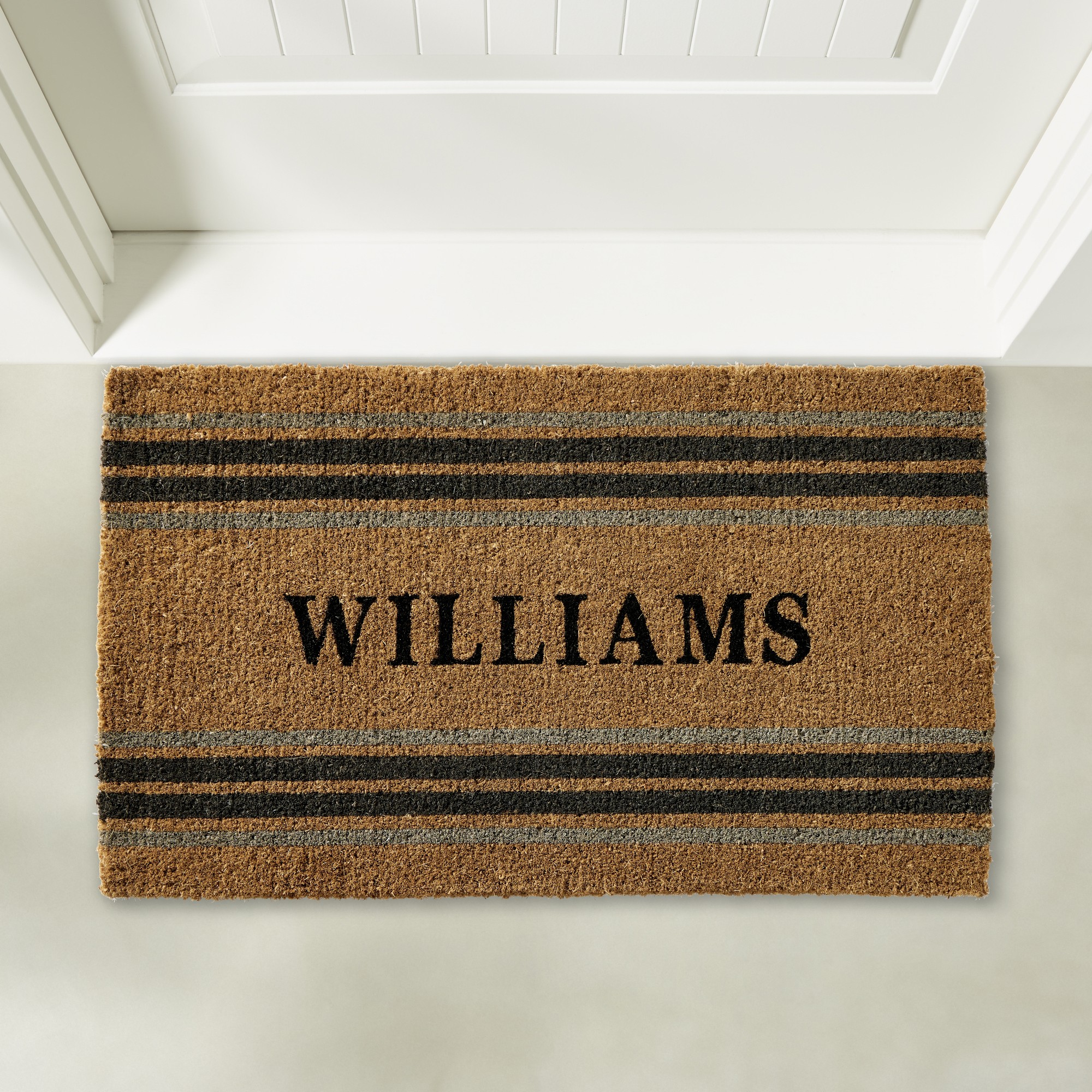 Hold Everything Multi Stripe Doormat