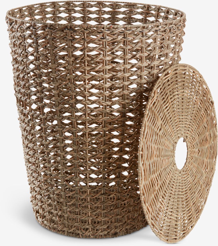 Laundry basket CURT D40xH55cm with lid