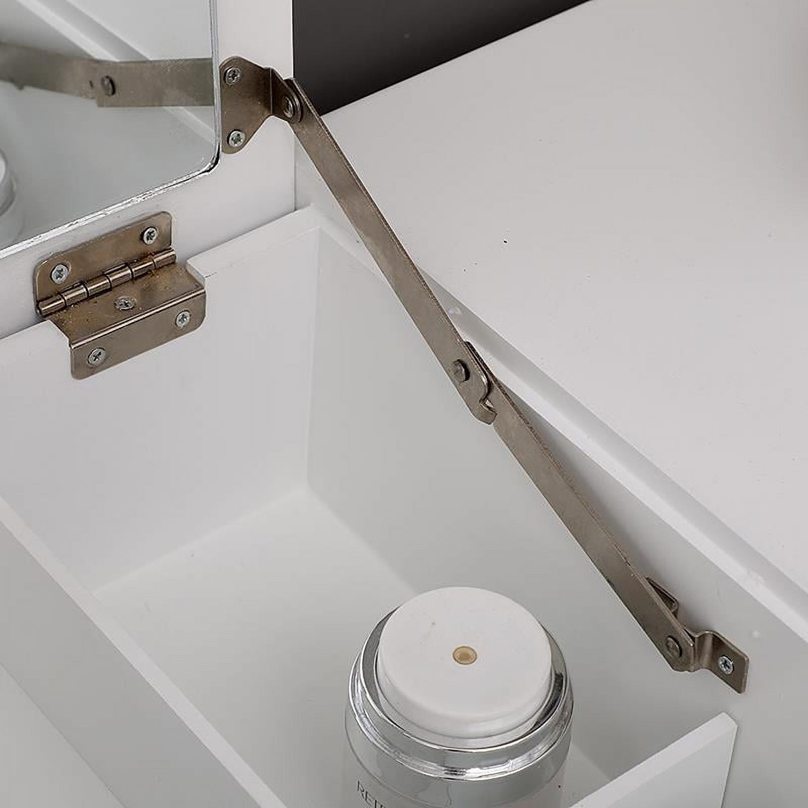 Lowest Prices - Ktaxon Dressing Table Vanity Set Makeup Table with Flip-top Mirror,Cushioned Stool and 2 drawers,White