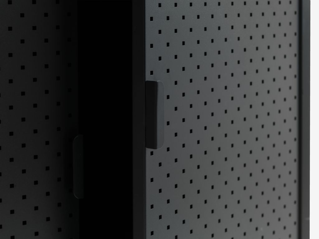 Cabinet VIRUM 2 doors black