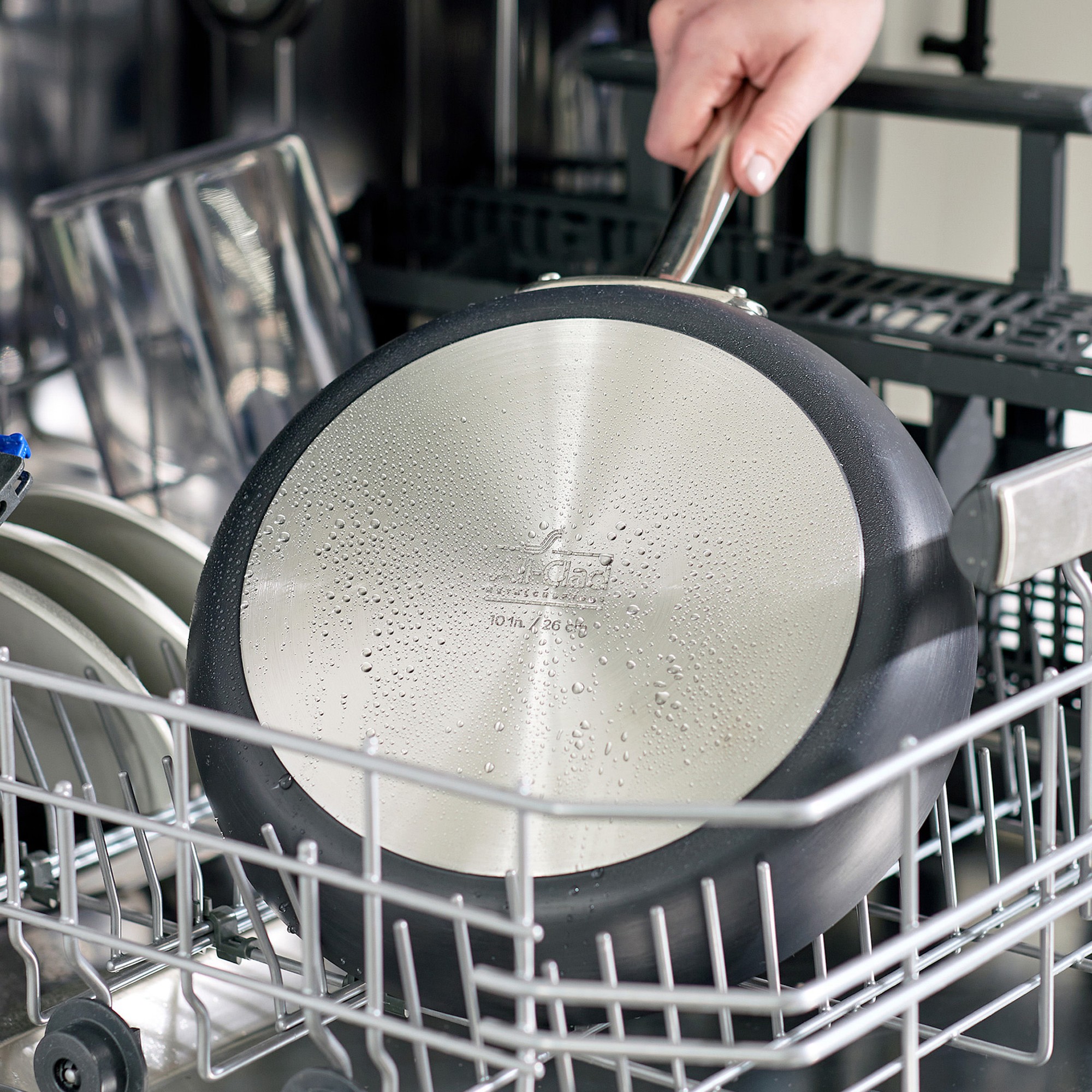 All-Clad HA1 Hard Anodized Nonstick Fry Pan Set