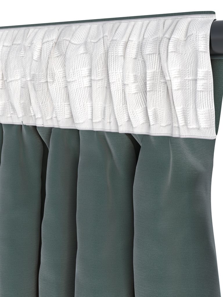 Curtain AUSTRA 1x140x300 velvet green